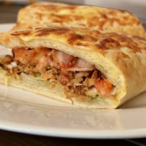 Baconös foccacia